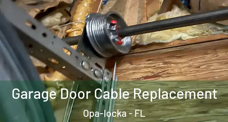  Garage Door Cable Replacement Opa-locka - FL