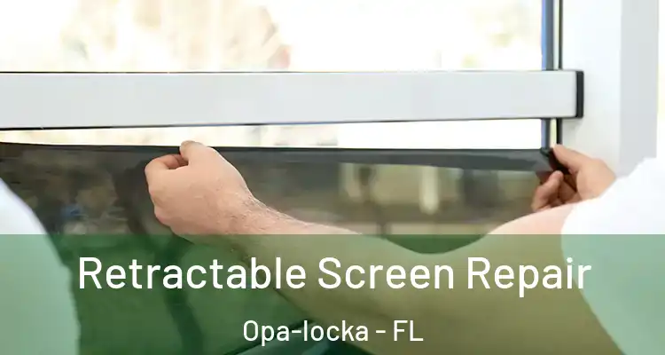  Retractable Screen Repair Opa-locka - FL
